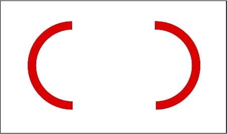 2 open half circles